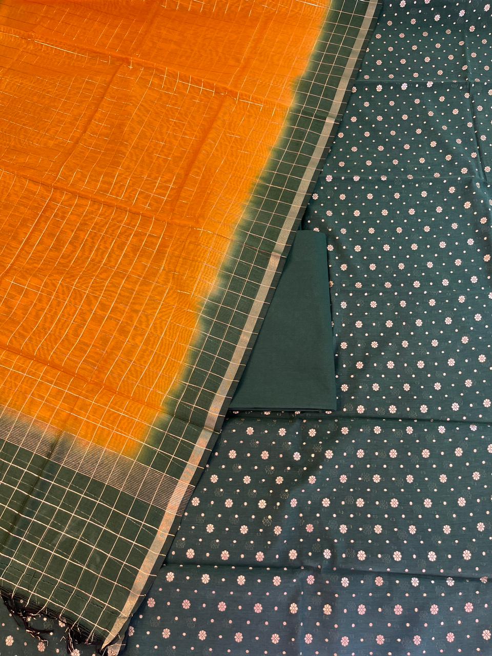 GREEN JANAKI BANARASI SUIT