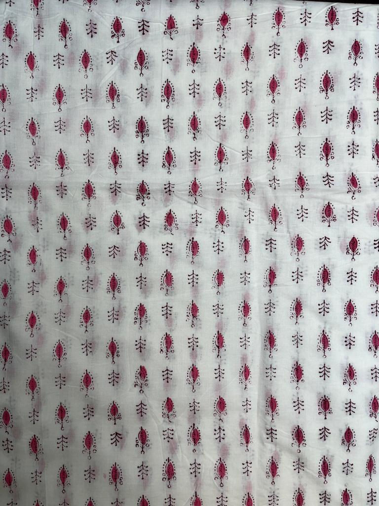 Pink Cotton Dress Material