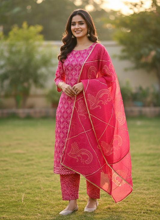 PINK KHUSI SUIT