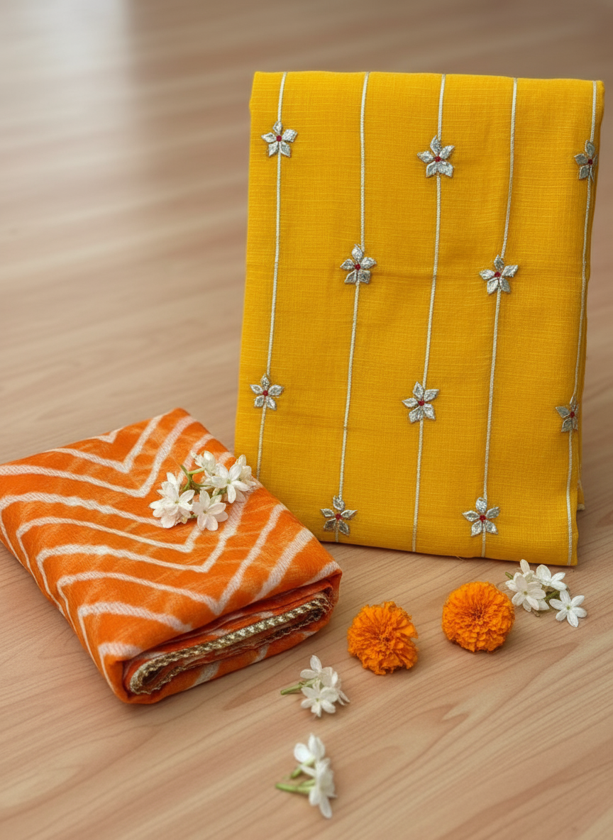 YELLOW RASHMIKA SUIT