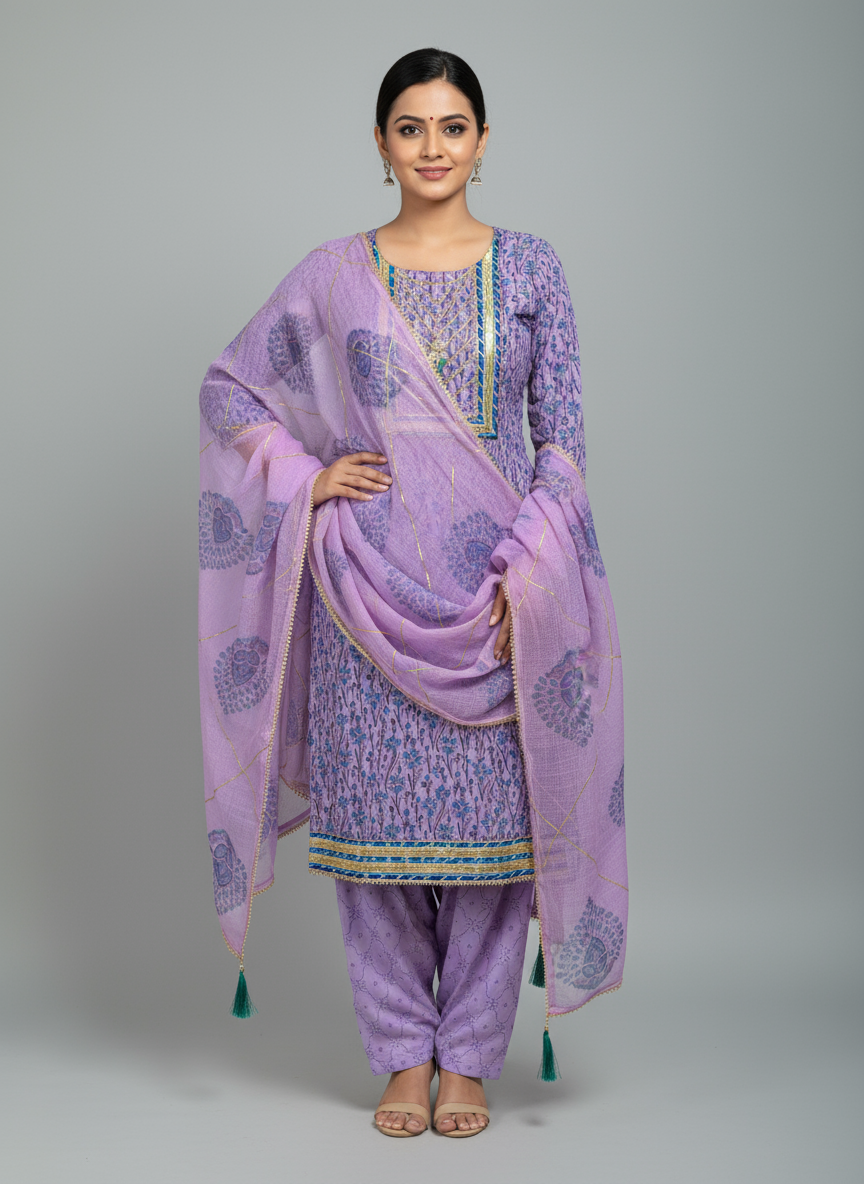 PURPLE BRINDA SUIT