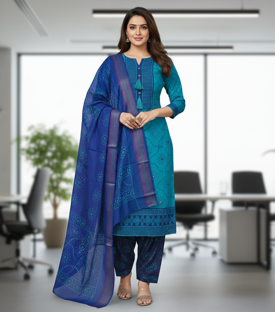 RAMA GREEN VIDYA SUIT