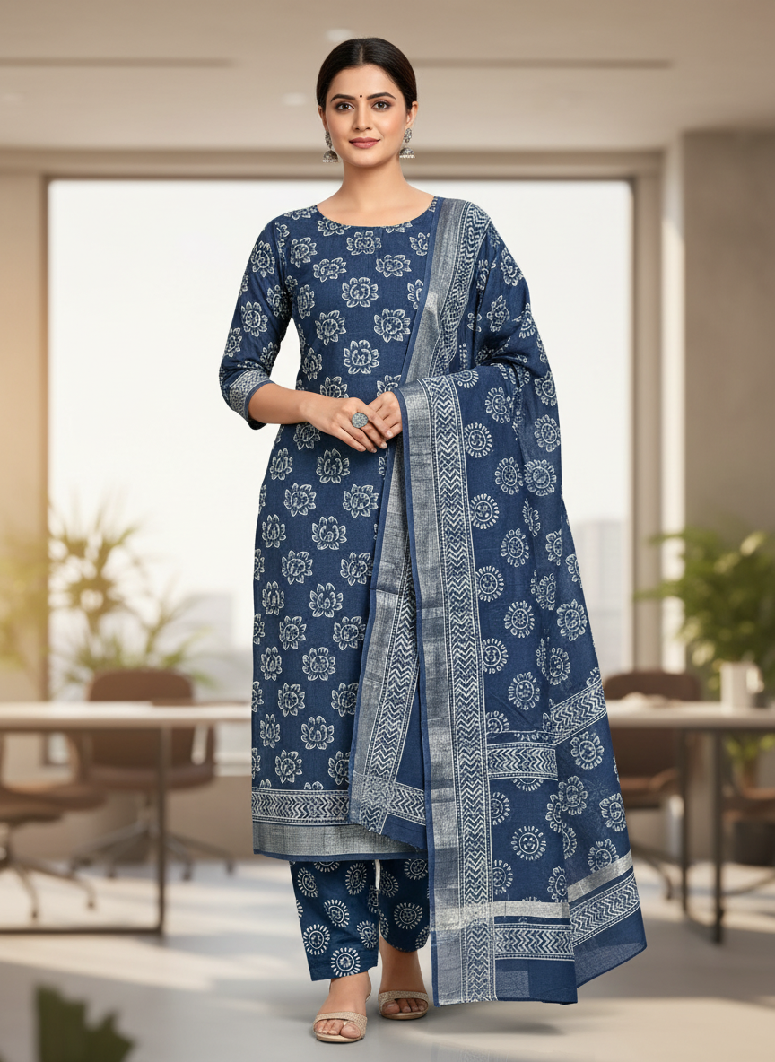 BLUE RUVIKA SUIT