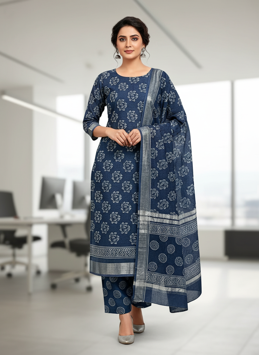 BLUE RUVIKA SUIT