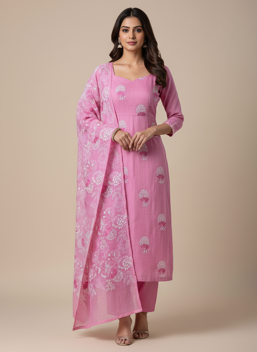 PINK VAIDEHI SUIT