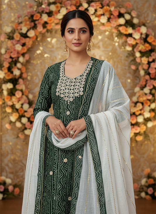 GREEN GIRIJA SUIT