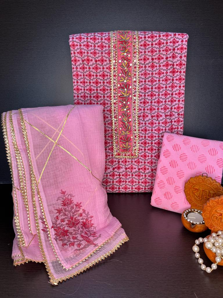 PINK SUSHILA SUIT